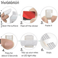 thumbnail image 4 of Self-Adhesive LED Strip Light Mounting Brackets and Clips,LED Light Strip Clips,LED Strip Light Holder (500-PACK White), 4 of 7