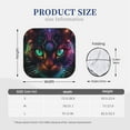 thumbnail image 2 of Kdxio Futuristic Cat Warrior Print 2-Piece Sun Shade Front Windshield - Foldable Car Front Window Sunshades for Most Sedans SUV Truck, 2 of 6