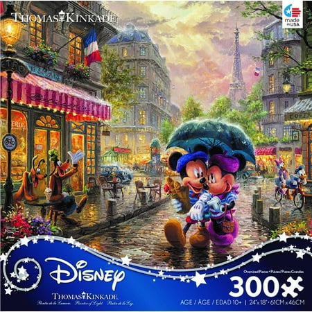 Photo 1 of **TWO PACK** Ceaco - Thomas Kinkade - Disney Dreams Collection - Fantasia - Oversized 300 Piece Jigsaw Puzzle