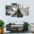 thumbnail image 7 of Elephant Stock Eiffel Tower Vintage Wall Art - Horizontal Multi Panel Canvas - Living Room Wall Decor - Places Multi Panel - Black And Gray Decor By Philippe Hugonnard - 52" x 32", 7 of 7