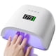 thumbnail image 1 of Lámpara LED para uñas Meremit 72W UV recargable con 4 temporizadores y sensor, 1 of 7
