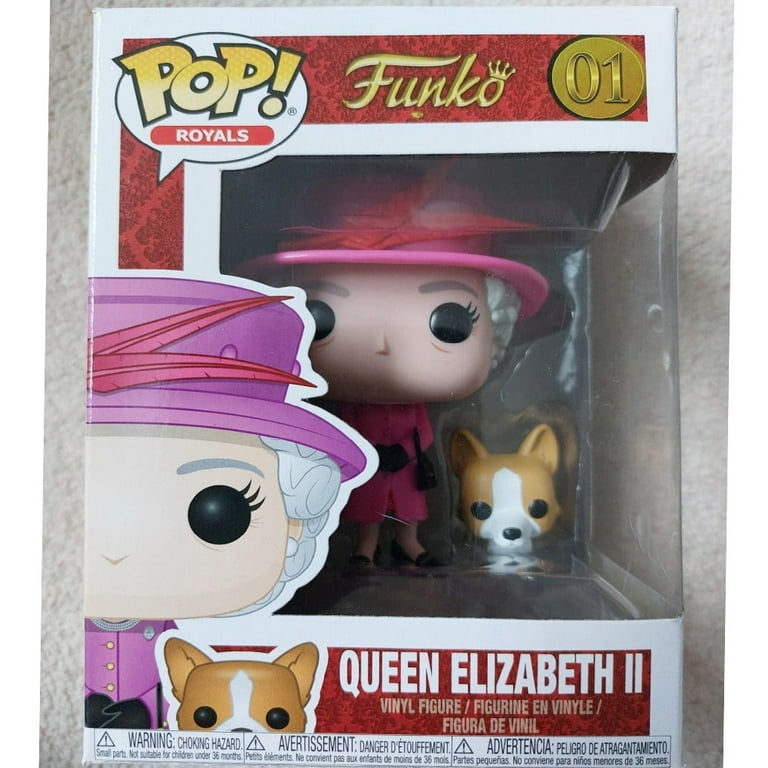 Figurine Funko Pop Royal Family Queen Elizabeth II Tenue verte