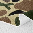 thumbnail image 5 of Feelyou Plane Camo Quilt Full for Boys, Rustic Camouflage Full Bedspread Sets, Green, 3pcs, 5 of 7
