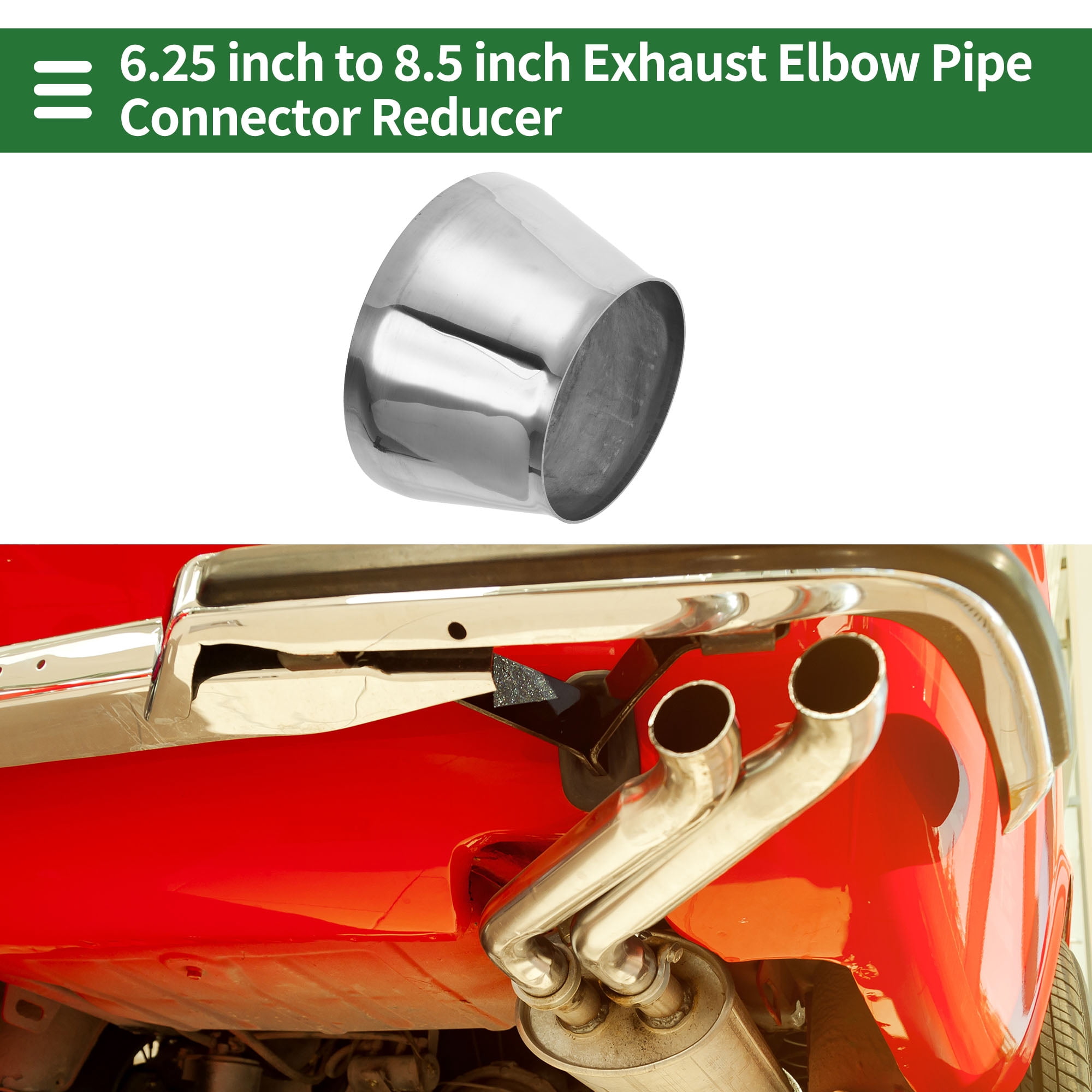 Unique Bargains Mandrel Bend Elbow Concentric Reducer Pipe Adapter 6.25" OD to 8.5" OD