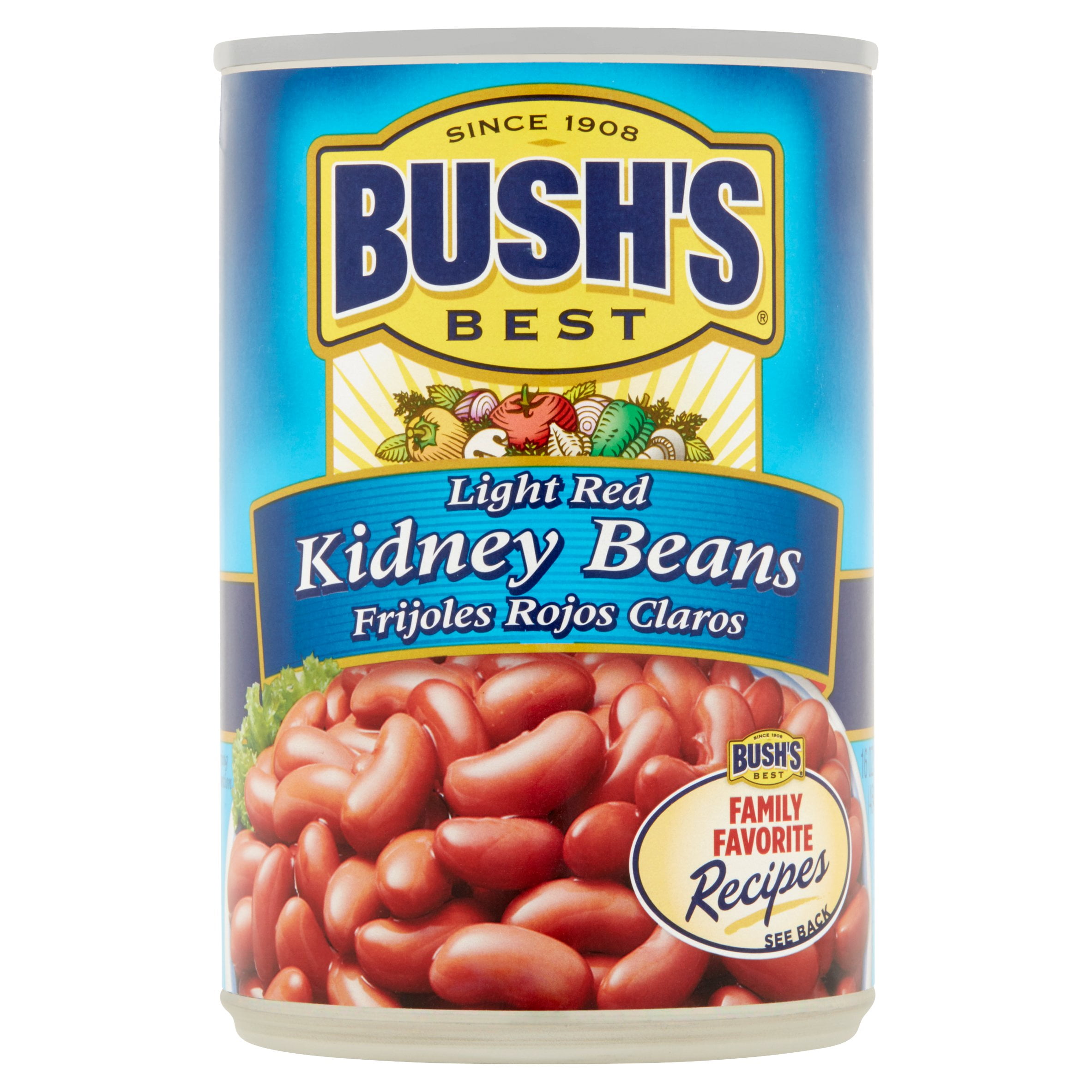 Bushs Best Light Red Kidney Beans, 16 oz by Bush Brothers & Company