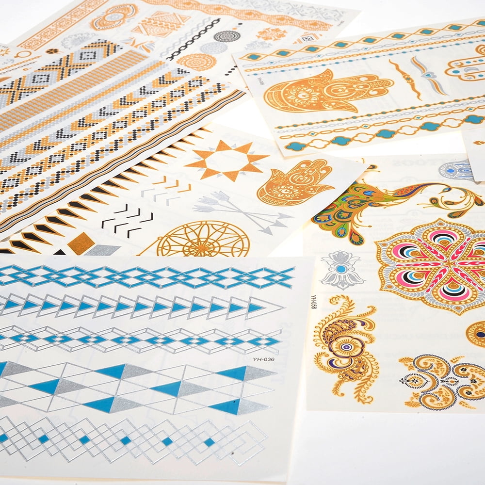 PlayWorld Temporary Tattoos Women and Teen Girls Jewelry
