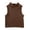 Brown, variant on Workout Tank Tops for Women Solid Color Cotton Summer Soft High Neck Camisole Casual Comfy Textured Sleeveless Undershirt Wine M