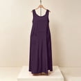 thumbnail image 5 of Karymi Plus Size Solid Color Sleeveless Maxi Dress, Casual Scoop Neck Overall Style Long Dress with Pockets, Loose Flowy Summer Dress Summer Dresses for Women, 5 of 7