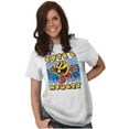 thumbnail image 4 of Retro Cute Hungry Funny PACMAN Game Women's Graphic T Shirt Tees Brisco Brands S, 4 of 6