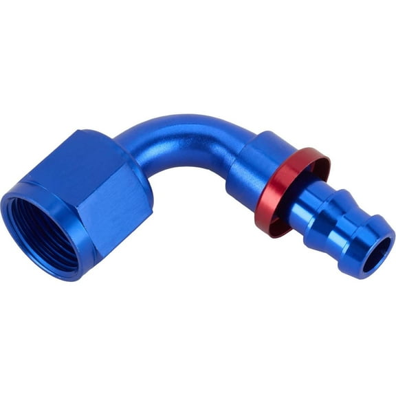 Hose End, -10 AN to -8 AN, 90 Degree