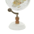 thumbnail image 5 of DecMode 7" White World Map Globe with Marble Base, 5 of 12