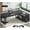 Black, variant on 71" L-Shaped Executive Desk with Power Outlets & Mobile CPU Stand, Computer Desk with Storage Shelves, File Cabinet & Pegboard for Office, Home, Brown