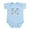 Sky Blue, variant on CafePress - Jackosaurus Body Suit - Baby Light Bodysuit, Size Newborn - 24 Months