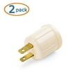 thumbnail image 2 of Cable Matters UL Listed 2-Pack AC Outlet to Light Bulb Socket Adapter, Lightbulb Plug, 2 of 5