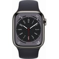 thumbnail image 1 of Apple Watch Series 8 REACONDICIONADO de 41 mm con GPS y grafito celular, 1 of 3