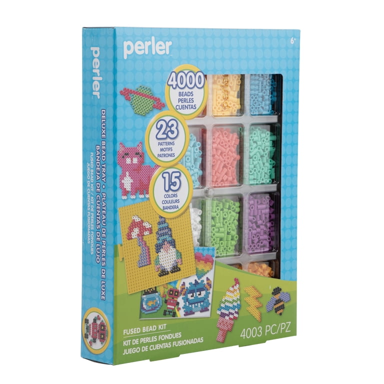 Perler Bead Tray Deluxe Kit with 4000 Beads & Patterns photo 5