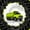 Green Black, variant on Manfei Cute Garbage Truck Twin Comforter Sets,Boys Friendly Print Bedding Set,Green,Black Reversible,2 Pieces,1 Comforter and 1 Pillowcase