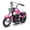 hot pink, variant on Towallmark 24V Kids Electric Dirt Bike, 14 MPH Chain Driven Motor, 150LB Weight Capacity, 12" Air-Filled Tires, Handbrake & Shock Absorbers, for Boys & Girls​,Black