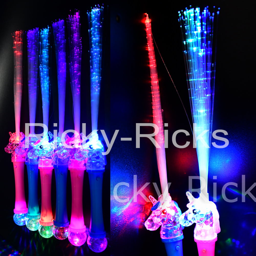 fiber optic glow wands