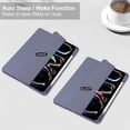 thumbnail image 2 of Dteck Hybrid Slim Case for iPad Pro 13-inch M4 (2024), Trifold Standing Shockproof Protective Cover with Clear Transparent Back Shell Built-in Pencil Holder for iPad Pro 13" 2024,Lavender, 2 of 8