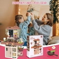 thumbnail image 2 of JUGAAD LIFE Play Kitchen Set for Kids 25Inch Kids Play Kitchen with Realistic Lights and Sounds Simulation of Spray 42Pcs Toy Kitchen Set for Toddlers Girls Boys Gift, 2 of 7