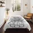 thumbnail image 4 of Eucalyptus Grey Tapestry for Bedroom Wall Hanging Tapestry, Vintage Bottle Succulents Flower Stripes Ceiling Backdrop Tapestries Poster Blanket Wall Decor for Teens Room Living Room Dorm 51" x 59", 4 of 8