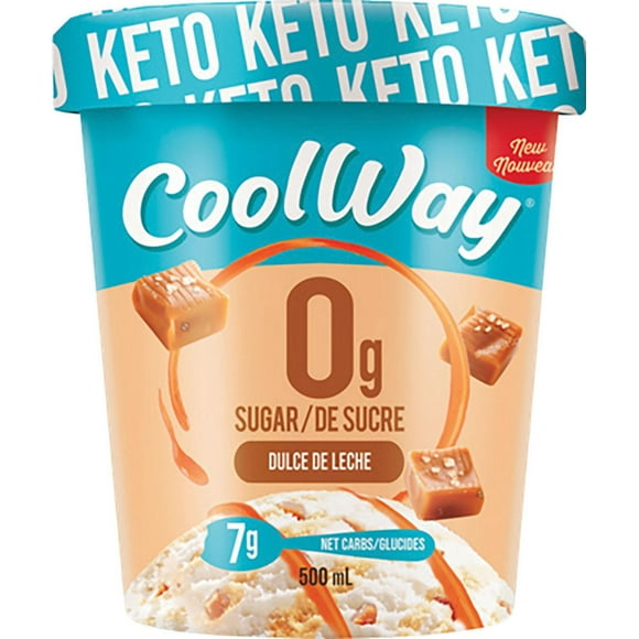 CoolWay Dulce De Leche Keto Contenance 500 ml