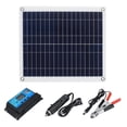 thumbnail image 4 of Kit de Panel Solar 25w Controlador de Carga Solar 10A + Cable de Extensión con Batería, 4 of 9
