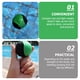 thumbnail image 3 of KAKOWELY Pelota de agua que rebota, pelota de piscina, juguete divertido para jugar en la piscina., 3 of 4