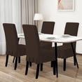 thumbnail image 2 of Fundas para Sillas de Comedor Elásticas Easy-Going 4 piezas Chocolate, 2 of 7