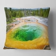 thumbnail image 2 of Designart Bright Morning Glory Pool - Landscape Photo Throw Pillow - 18x18, 2 of 5