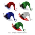thumbnail image 3 of Matsuzay Sombrero de Navidad para celebración de vacaciones, accesorio para la cabeza, adorno de vestir para hombres y mujeres, gorros de Kits de decoración para fiestas Azul, 3 of 6