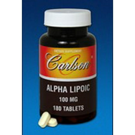 Alpha-lipoïque 100mg Carlson Laboratories 180 Tabs