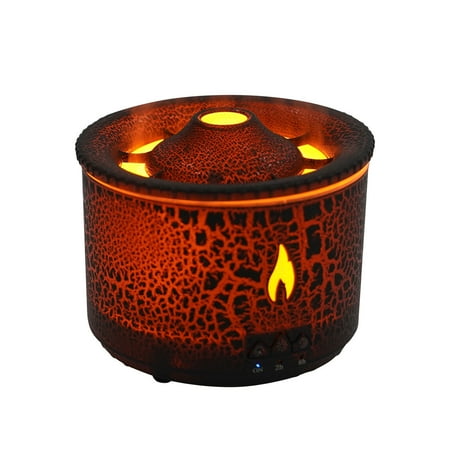 

110V Black Electrical Air Humidifier Bedroom Essential Oil Diffuser+LED Light 300ML
