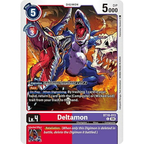 Digimon Release Special Booster 2.0 Common Deltamon - BT18-013 BT18-013