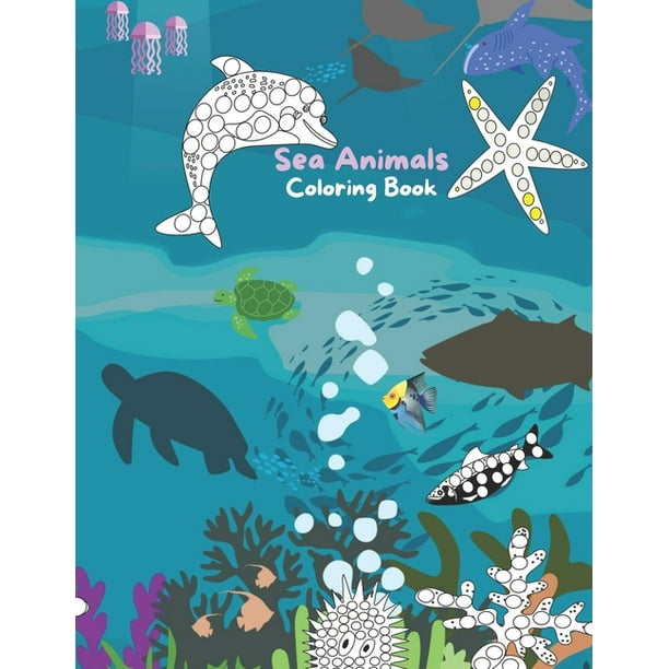 Sea Animals Coloring Book : Personalized Sea Animal Dot Outline Coloring Pages (Paperback) Sea Animals Coloring Book : Personalized Sea Animal Dot Outline Coloring Pages (Paperback)