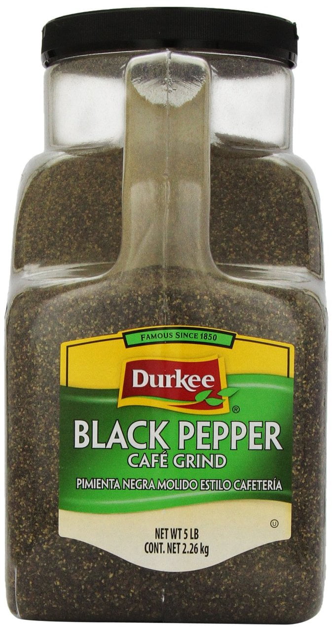 Durkee Black Pepper, Caf? Grind, 5Pound