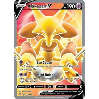 Pokemon Alakazam Battle Feature Figure - 4.5 inch Alakazam Battle Ready  Figure with Psychic Blast Accessory 