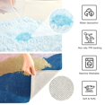 thumbnail image 3 of Yayeee Bath Rug for Bathroom Floor Non Slip Rectangle Fluffy Soft Absorbent Mat, 16"x24", Abstract Painting, 3 of 7