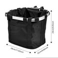 thumbnail image 3 of Bike Ba Sket For Small Dogs 10lb Folding Removable Front Bi Cycle Handlebar Ba Sket Small Pet Cat Dog C Arrier, 3 of 7