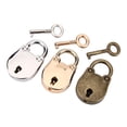 thumbnail image 2 of , 3Pcs/Set Antique  & Skeleton Key Notebook Metal Lock Silver + Gold + Bronze, 2 of 8