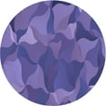 thumbnail image 1 of Ahgly Company Tapis Rond Lavable en Machine Intérieur Transitionnel Violet Améthyste Violet, 3 Pieds Rond, 1 of 7