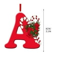 thumbnail image 2 of HCBY 26 Letters Fun Alphabet Christmas Ornaments, Personalized Letter Decor to Customize Your Xmas Tree, DIY Family Holiday Activity(J,3.14"), 2 of 5