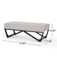 thumbnail image 5 of Ottoman | Chic Design for Various Rooms | Button Tufted Waffle Pattern Upholstered | Perfect Dimensions for Home, 5 of 5
