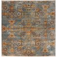 thumbnail image 1 of All-Over Damask Oriental Turkish Area Rug Blue Carpet, 1 of 5