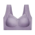 thumbnail image 4 of gakvbuo Wireless Support Bras For Women Full Coverage Plus Size Bras Post-Surgery Bra Strapless Lace Underwear Wirefree Bralette Bra Yoga Sports Bra, 4 of 8