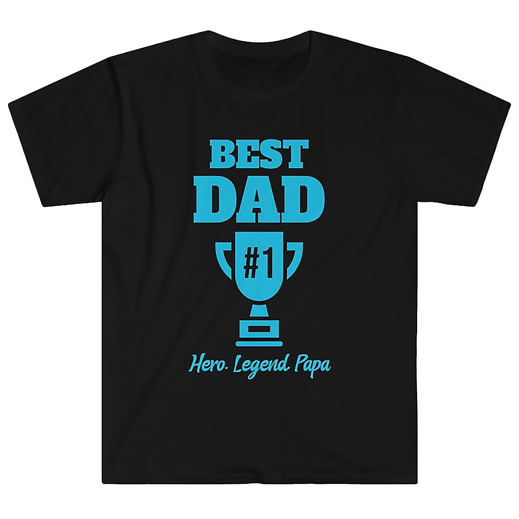 Best Dad Shirt for Fathers Day, New Papa Daddy Cool #1 Dad Shirts, First Fathers  Day Gifts - Walmart.com