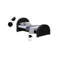 thumbnail image 2 of Meridian Furniture Brody Black Velvet Twin Bed, 2 of 7