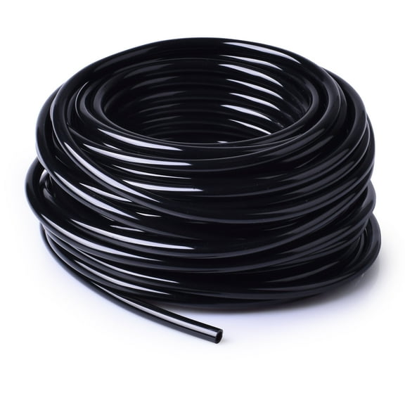 50FT 1/4 inch Drip Irrigation Tubing Blank Distribution Tubing Garden Watering Tube Line for Garden Irrigation System