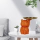 thumbnail image 3 of Estatuas creativas de gatos de la suerte, adorable escultura de animal para el hogar, bandeja para guardar aperitivos naranja, 3 of 7